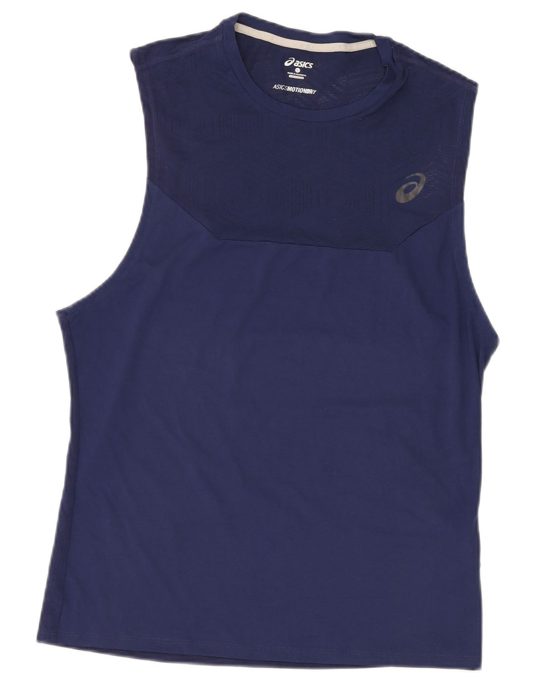 Asics Débardeur Femme UK 16 Large Bleu Marine Polyester