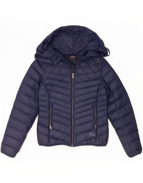 Jack Wolfskin Veste matelassée pour femme UK 8/10 Small Bleu marine Nylon