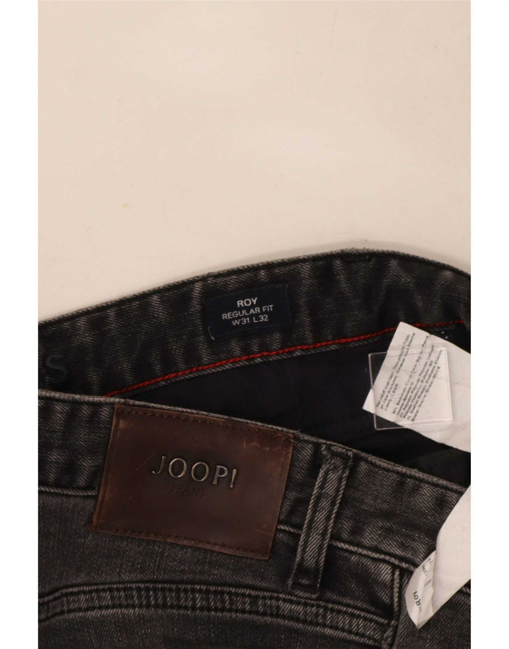 Joop Homme Roy Regular Fit Jean Droit W31 L32 Gris Coton