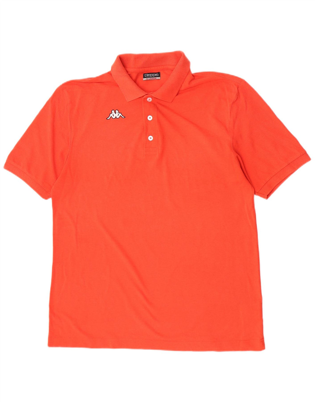 Kappa Polo Homme XL Orange Coton