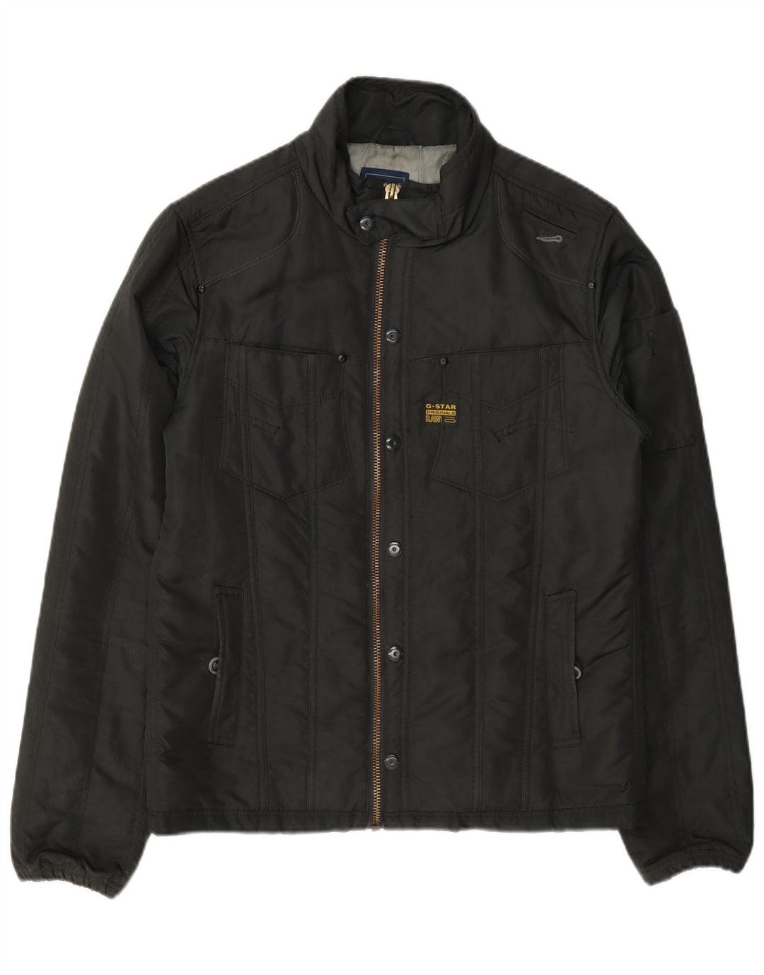 G-Star Veste Bomber Homme UK 38 Medium Bleu Marine Polyester