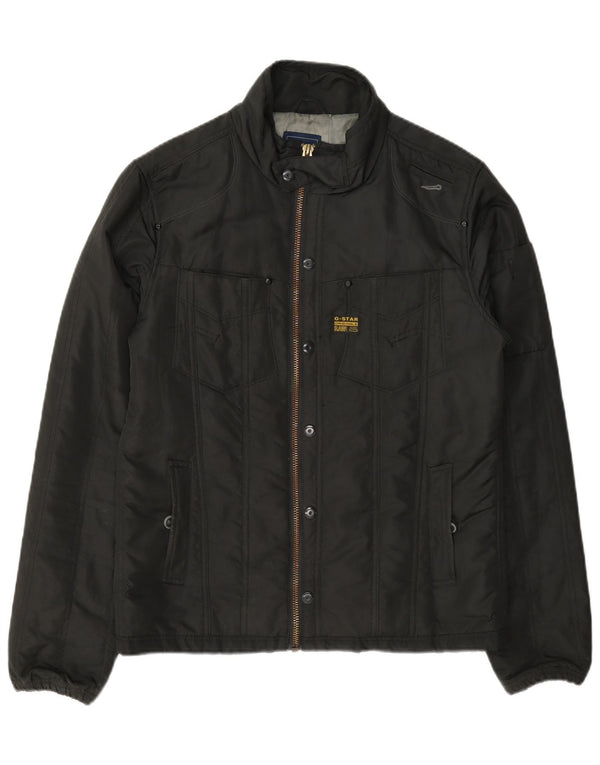 G-Star Veste Bomber Homme UK 38 Medium Bleu Marine Polyester