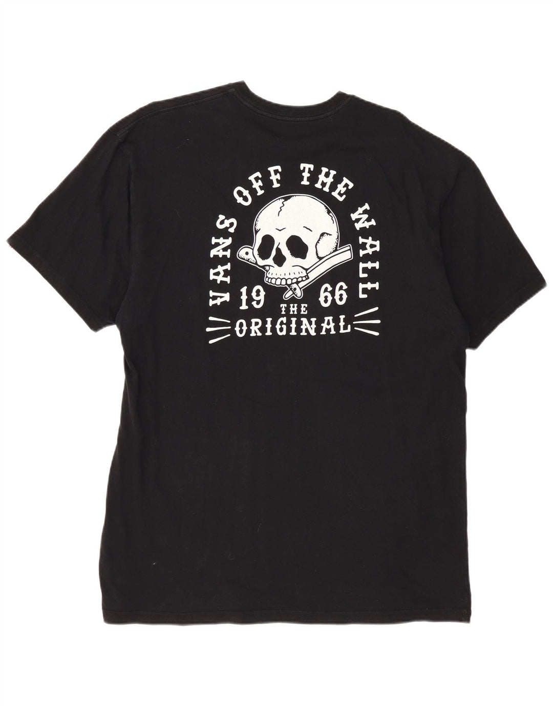 VANS T-shirt graphique coupe classique pour homme XL en coton noir