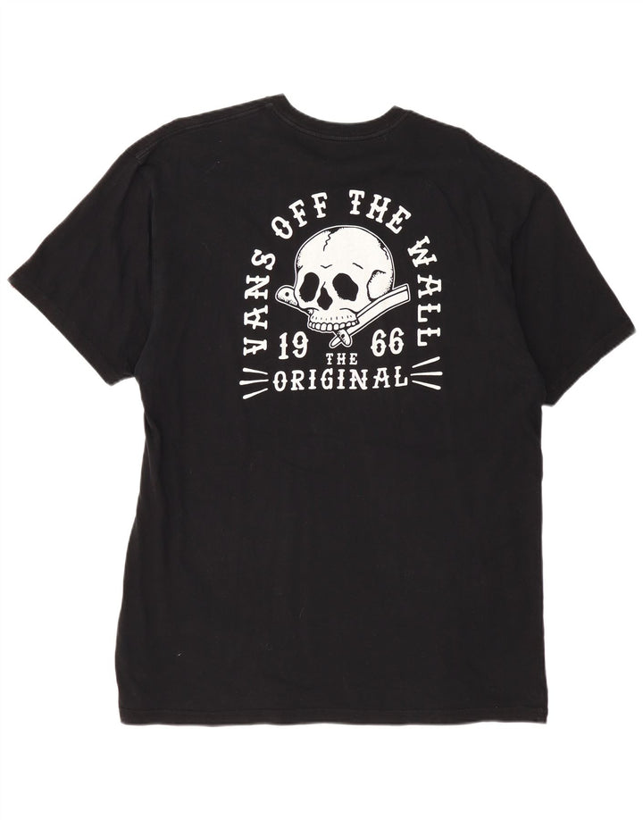 VANS T-shirt graphique coupe classique pour homme XL en coton noir