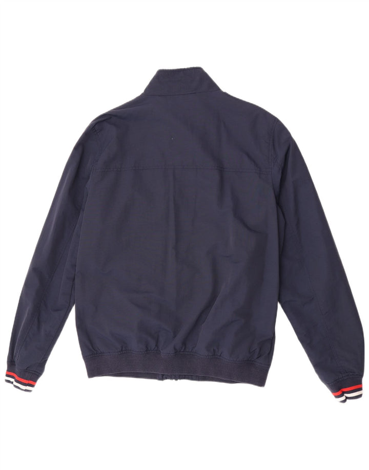 Tommy Hilfiger Veste Bomber Homme UK 44 2XL Bleu Marine Polyamide