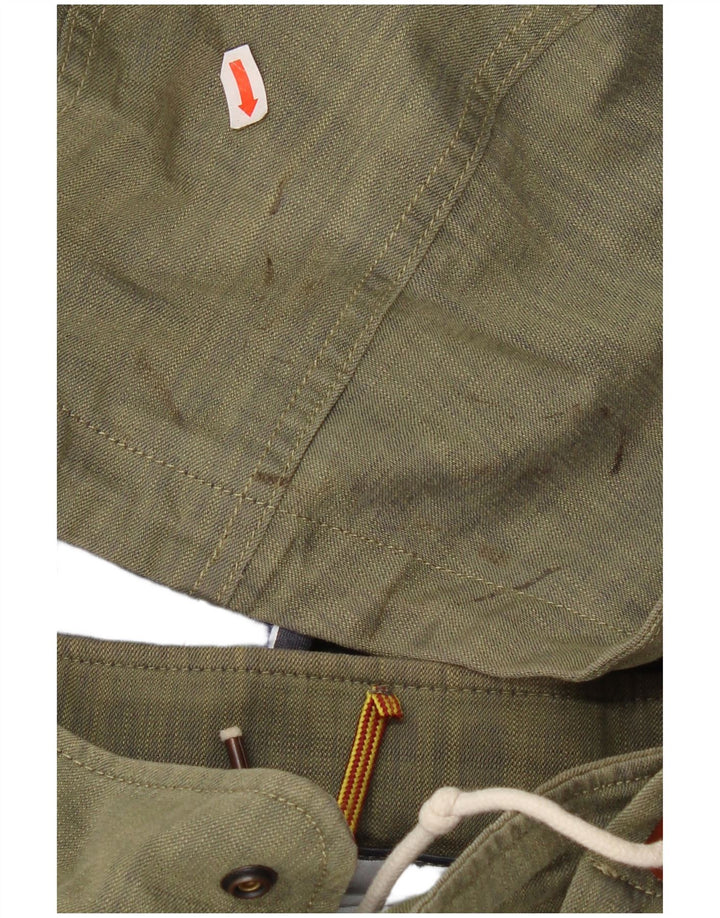 Timberland Veste imperméable à capuche pour homme UK 46 3XL Kaki