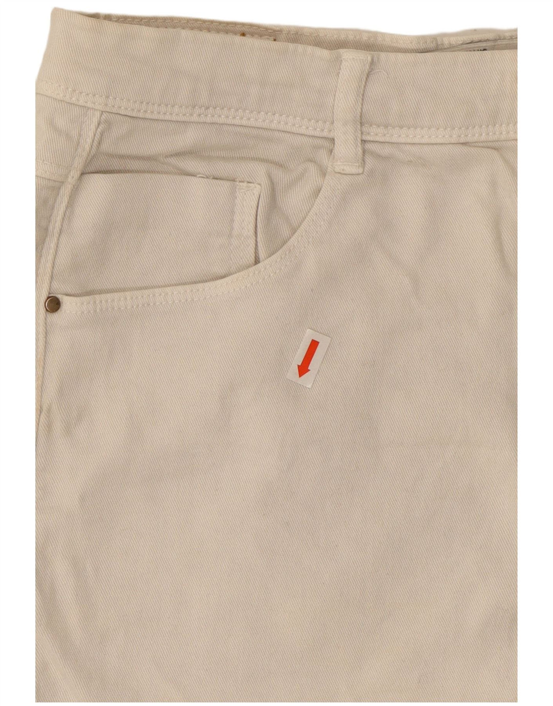 Zara Short en jean Trafaluc pour femme EU 38 Small W28 Blanc