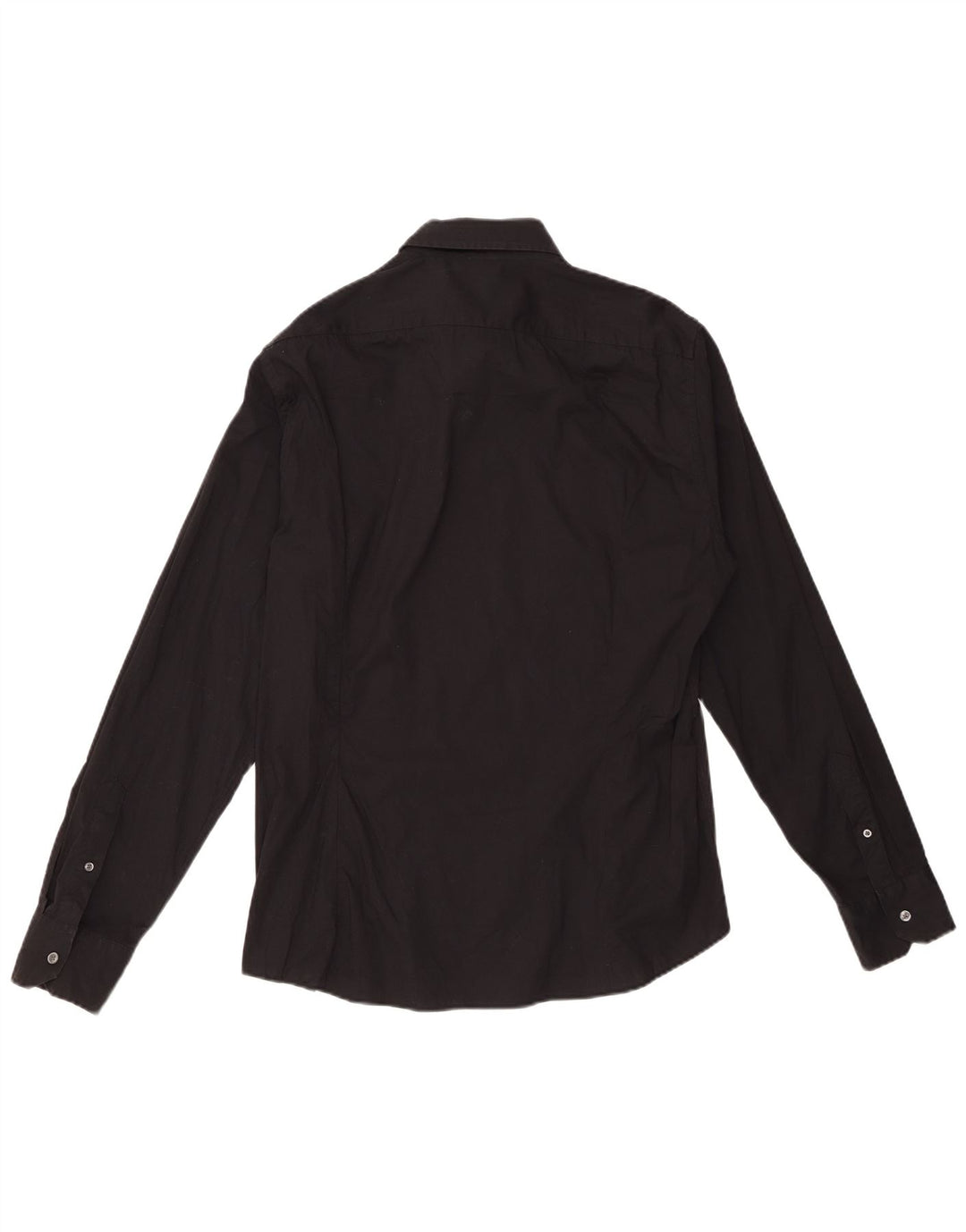BENETTON Chemise Homme XL Noir Coton