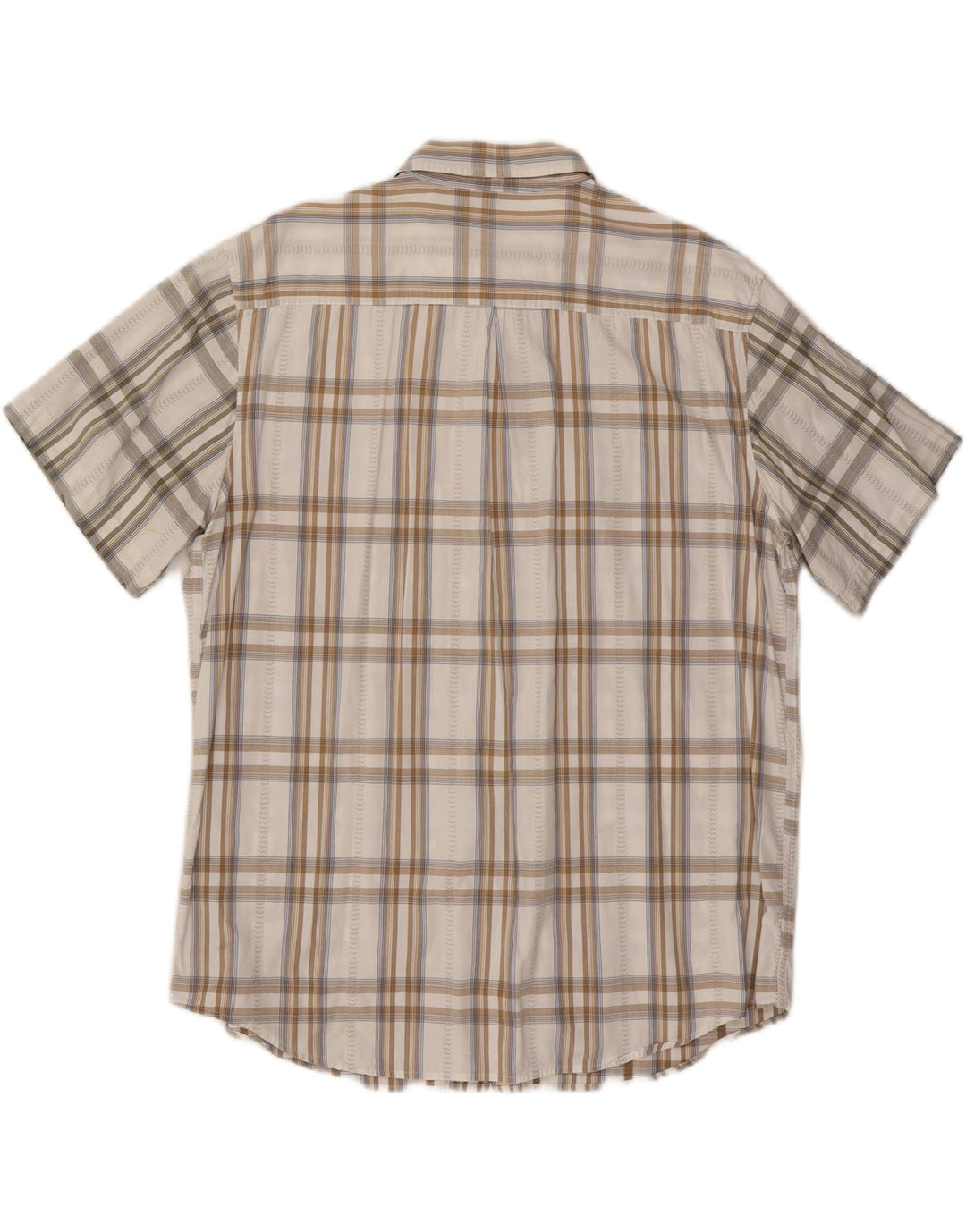 WRANGLER Chemise à manches courtes pour homme 2XL en coton à carreaux blancs