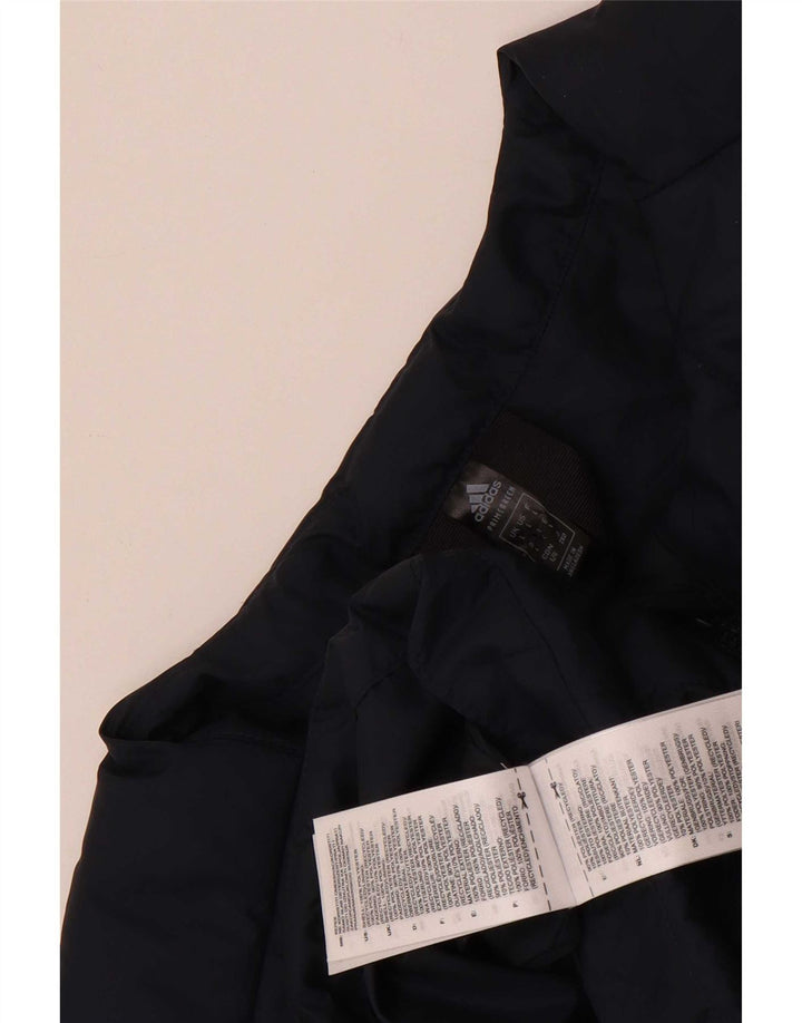 Adidas Veste matelassée pour homme UK 40 Large Bleu Marine Polyester