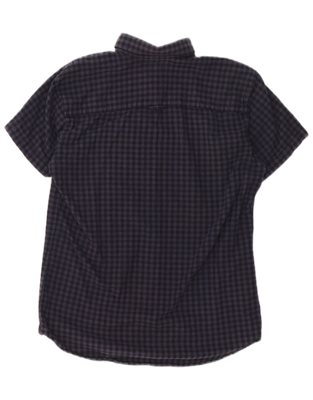 Jack & Jones Chemise à manches courtes coupe régulière pour homme Petit vichy bleu marine