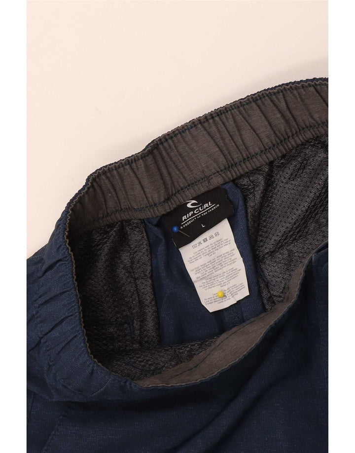 Rip Curl Short Chino Garçon 13-14 Ans Large W28 Bleu Marine Polyester
