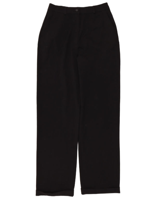 Max Mara Pantalon décontracté taille haute pour femme Taille 10 W27 L31 Noir