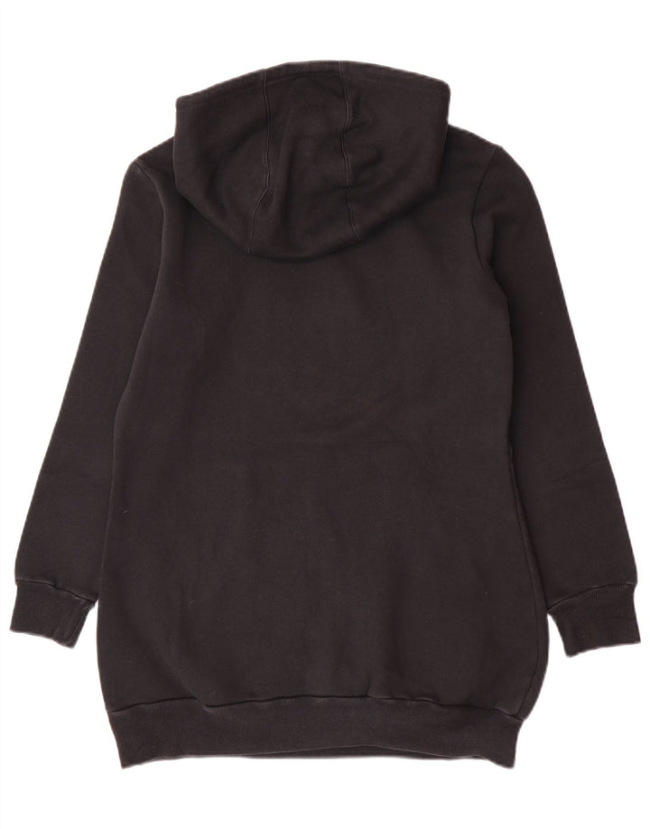 Adidas Pull à capuche graphique pour femme IT 46 Large Noir Polyester