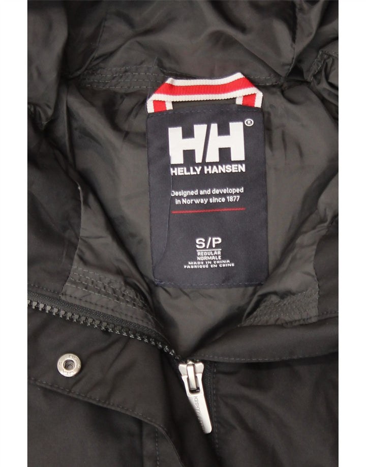 Helly Hansen Manteau rembourré à capuche pour femme UK 10 Petit Noir Polyester