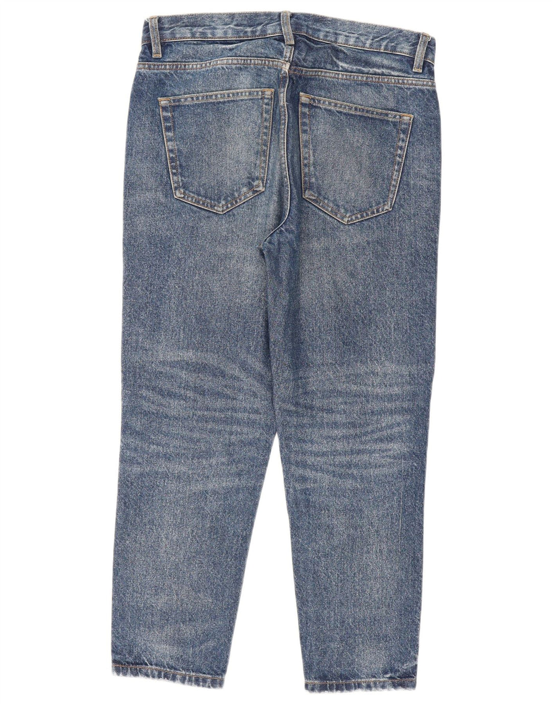 Zara Femme Jean Slim EU 38 Petit W30 L26 Bleu Coton