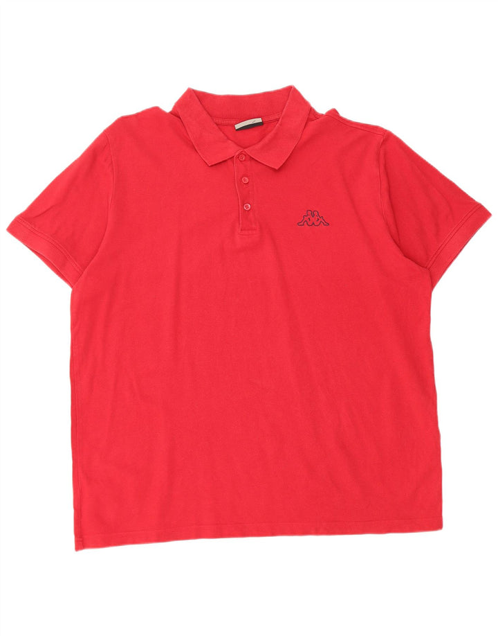 KAPPA Polo Homme XL Rouge Coton