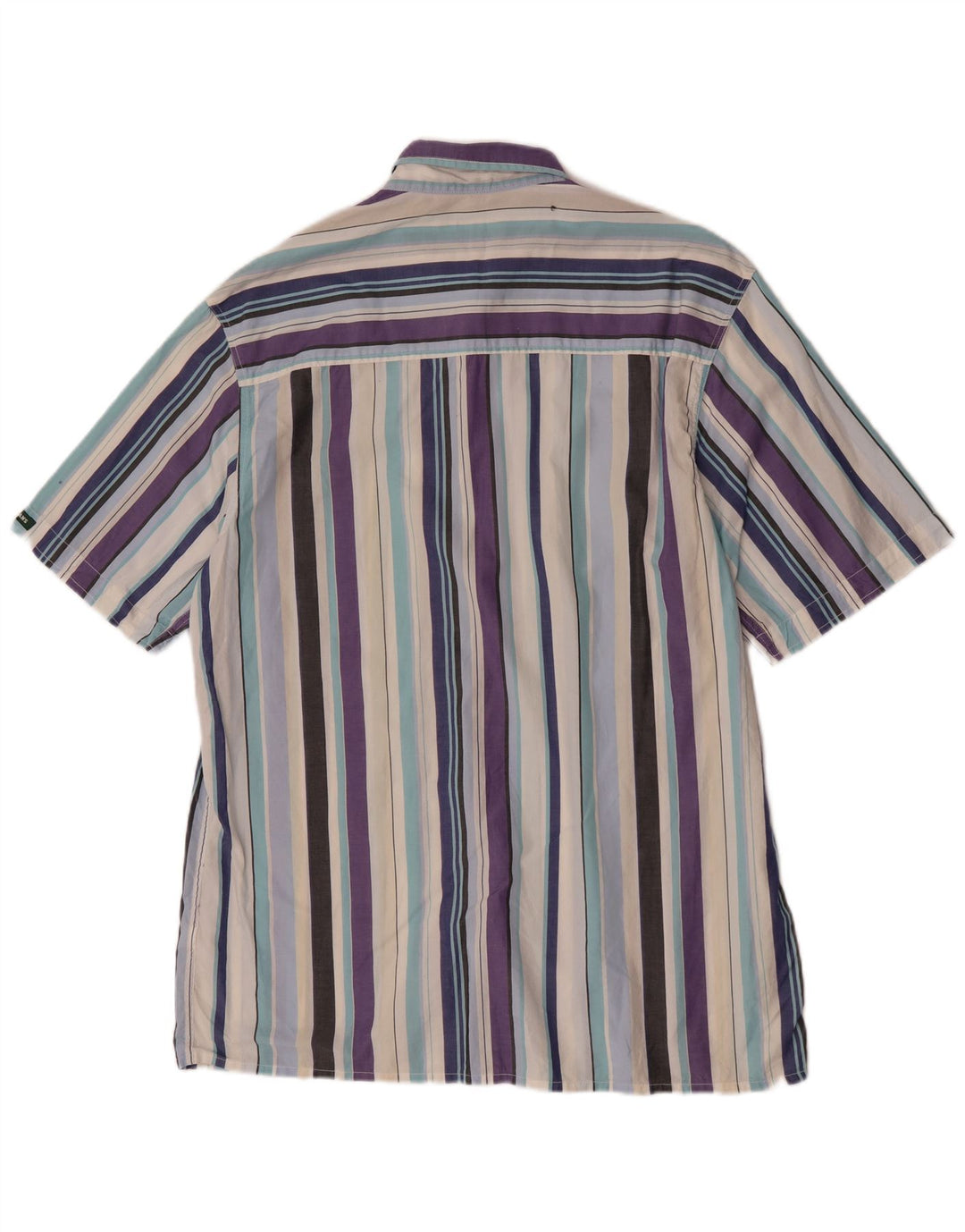 Paul Smith Chemise à manches courtes en coton rayé multicolore moyen