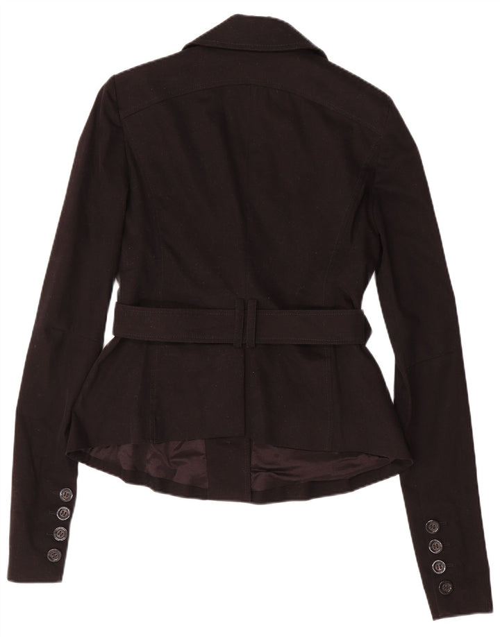 Patrizia Pepe Veste Blazer 2 Boutons Femme IT 44 Coton Noir Moyen