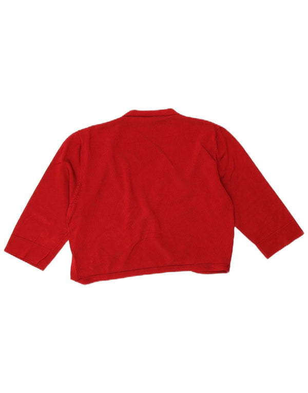 Phase Eight Cardigan court à manches 3/4 pour femme Rouge moyen UK 14