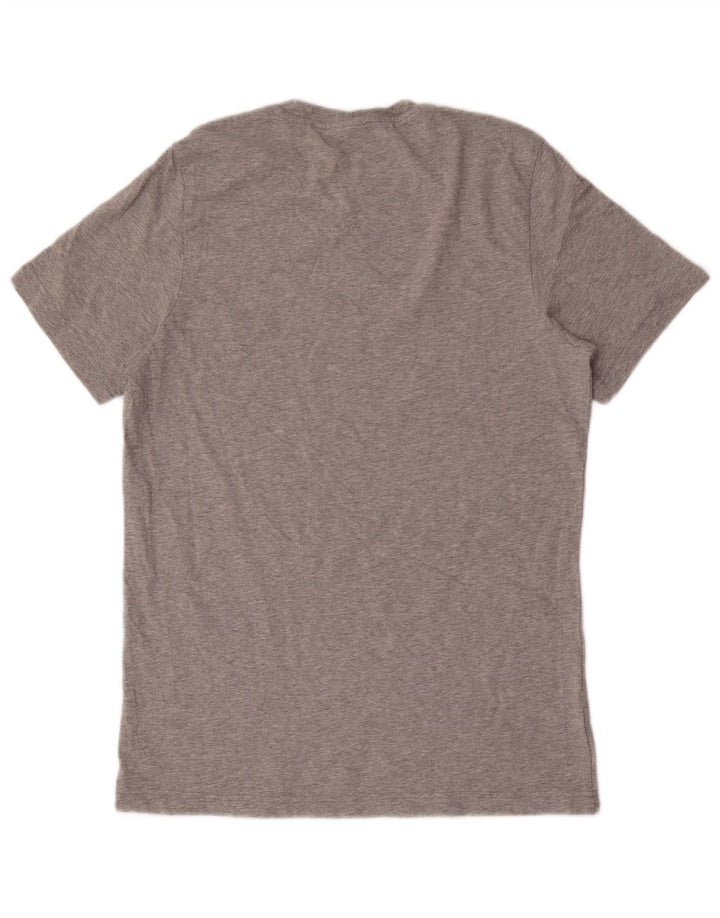 ADIDAS T-Shirt Graphique Homme Gris Moyen Moucheté