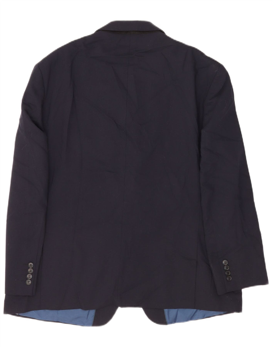 Marks & Spencer Veste blazer à 2 boutons pour homme UK 46 3XL Bleu marine Laine