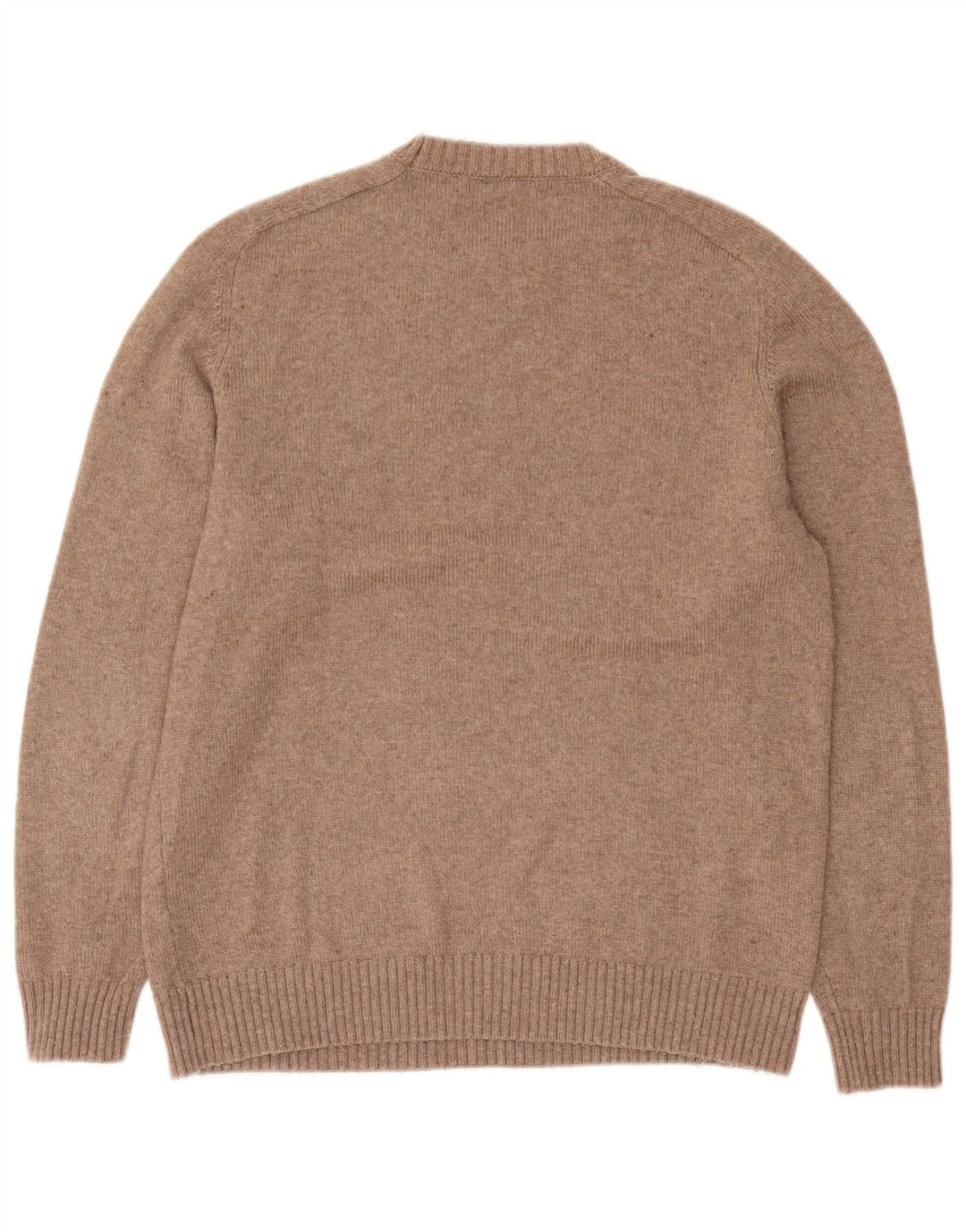 Zara Pull à col rond pour homme en polyester marron moyen