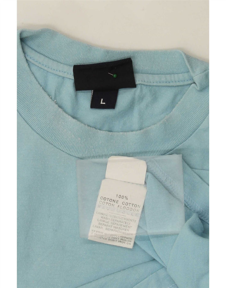 Murphy & Nye T-shirt graphique pour homme en coton bleu moyen
