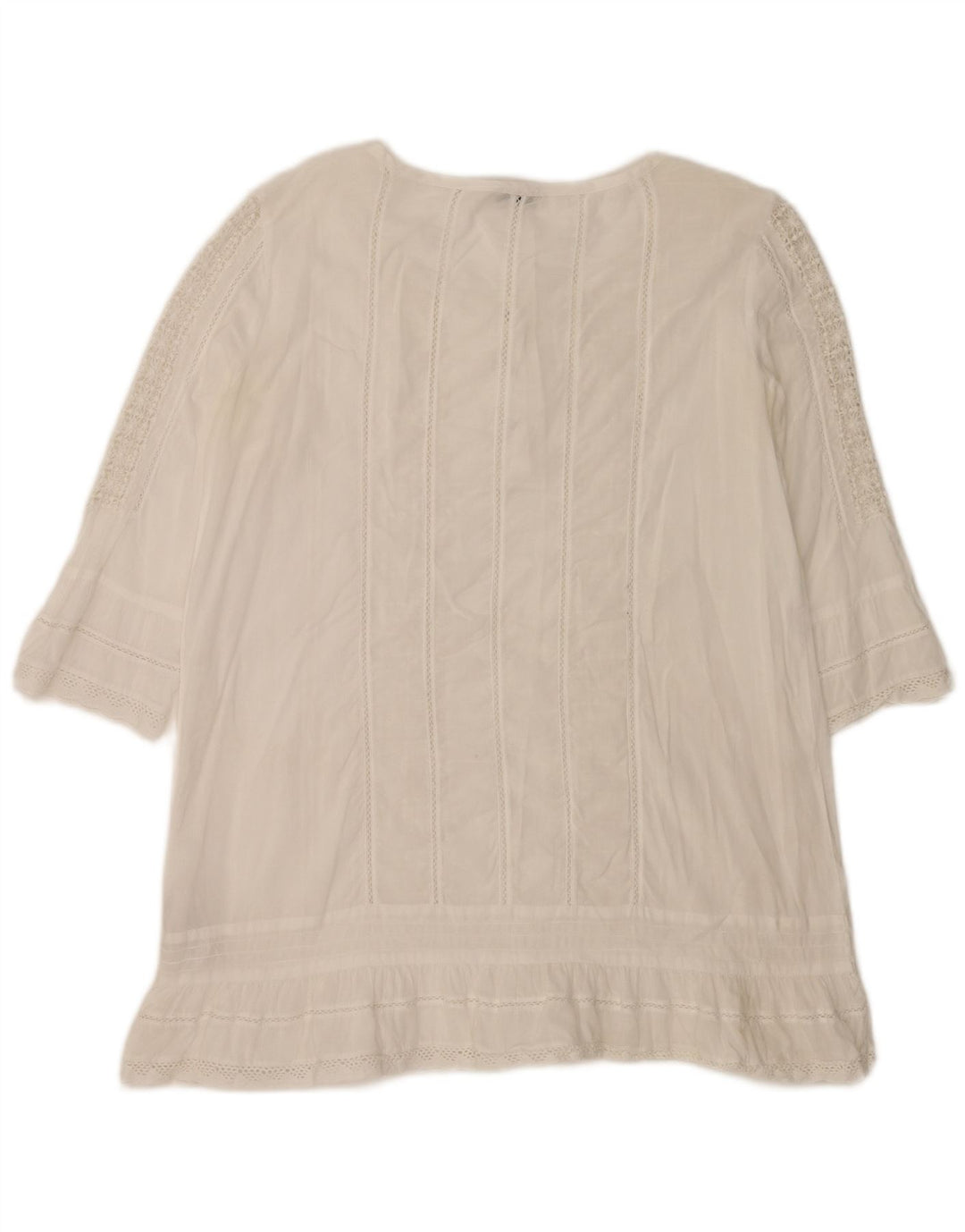 Henry s Tunique surdimensionnée à manches 3/4 pour femme IT 40 Small Blanc