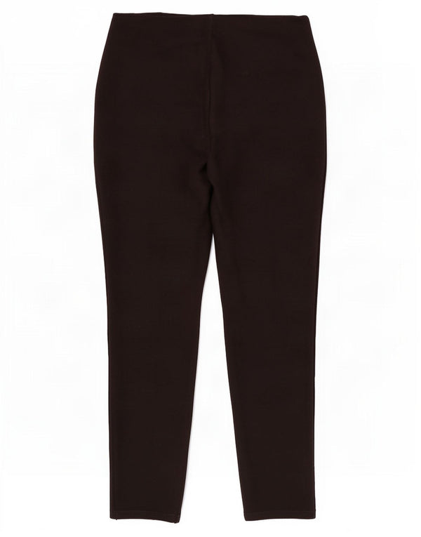 Zara Pantalon court slim pour femme Large W30 L24 Noir