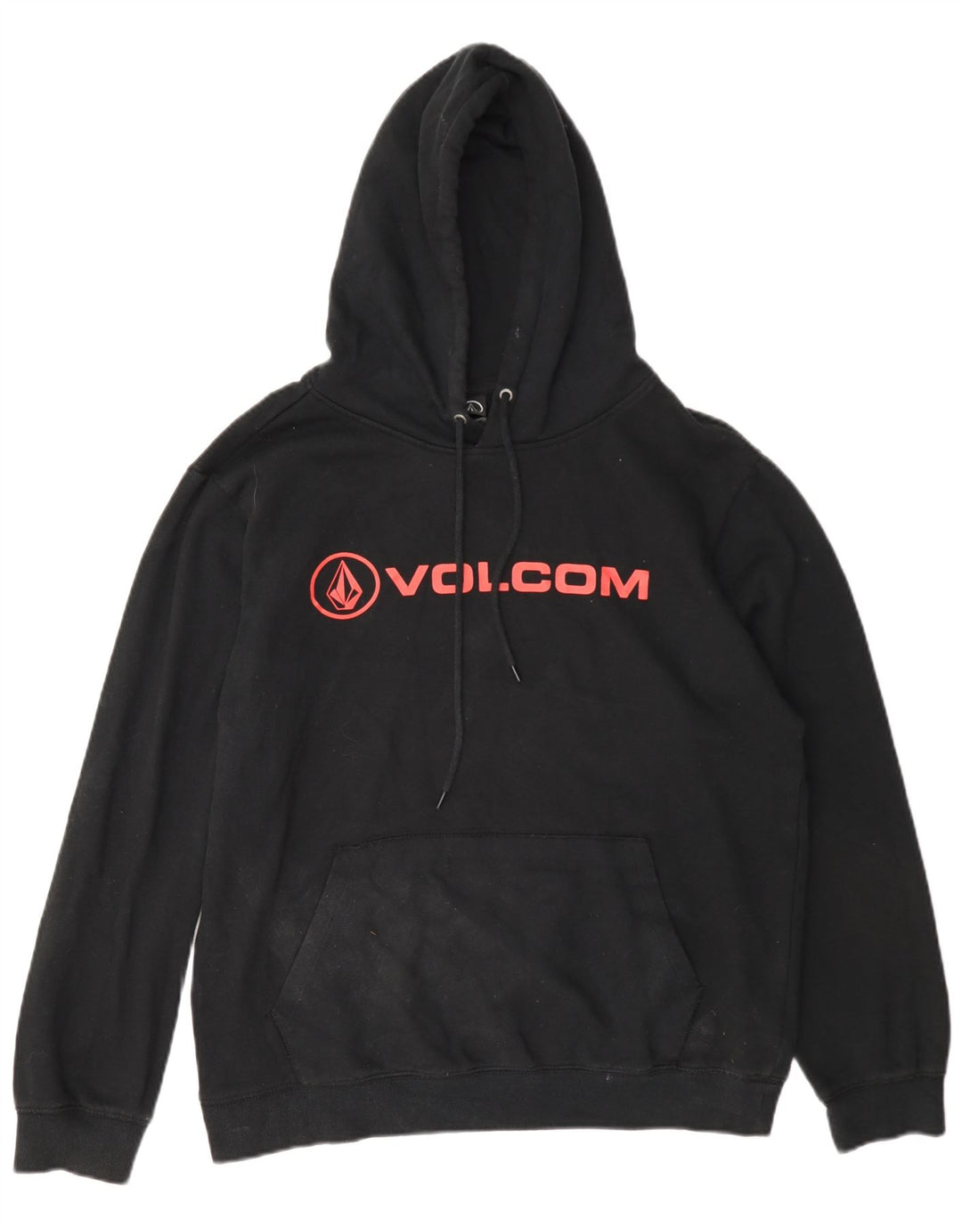 Volcom Pull à Capuche Graphique Homme Gris Moyen Coton