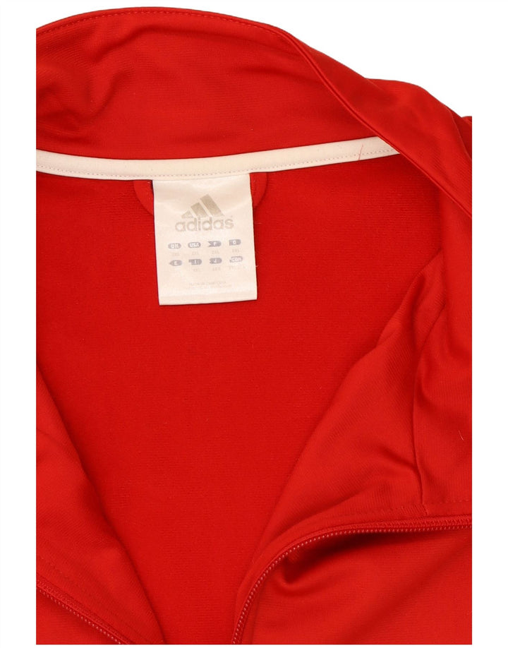 Adidas Veste de survêtement pour homme 2XL Rouge Colourblock Polyester