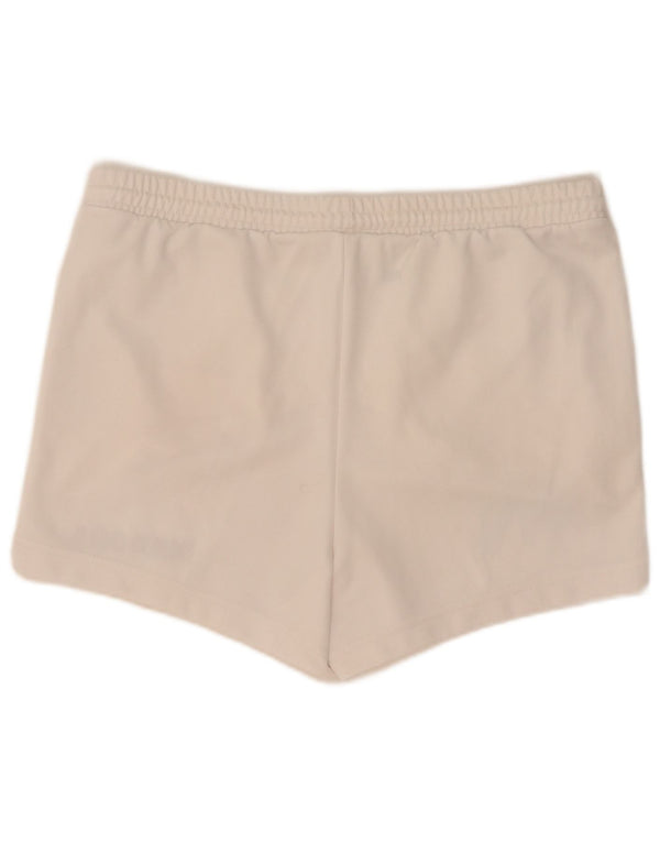 Diadora Short de sport graphique pour femme UK 16 Large Blanc