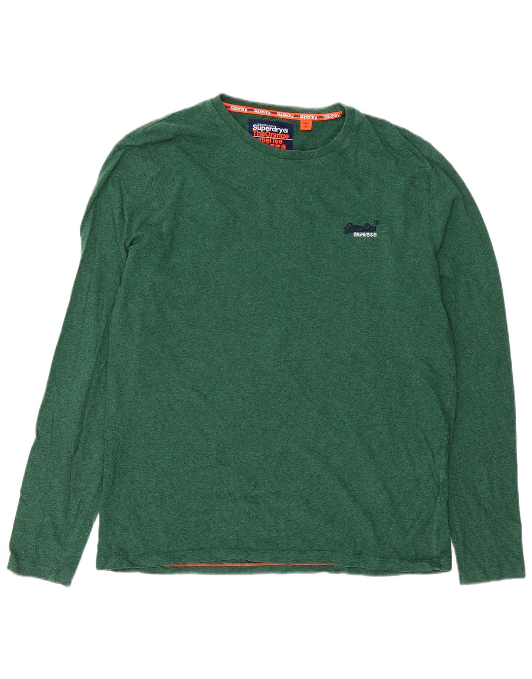 Superdry Haut à manches longues pour homme 2XL Vert moucheté