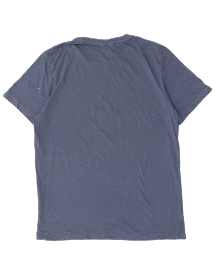 JACK & JONES T-Shirt Homme Bleu Marine Moyen Coton