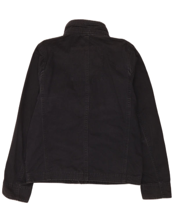 Hollister Veste utilitaire pour hommes UK 42 XL Coton noir
