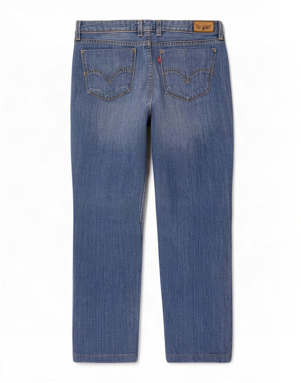 Levi's Jean Droit 627 Femme W34 L27 Bleu Coton