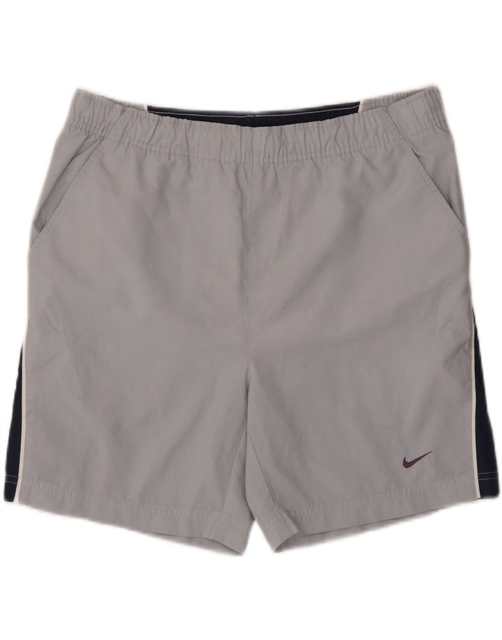 NIKE Mens Sport Shorts Medium Grey Colourblock Polyester