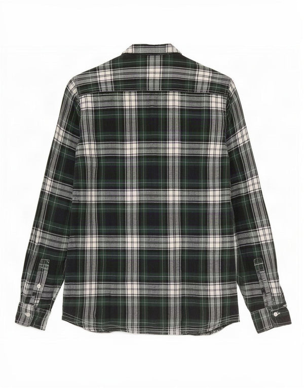 PEPE Jeans Chemise en flanelle pour femme UK 44 en coton à carreaux vert moyen