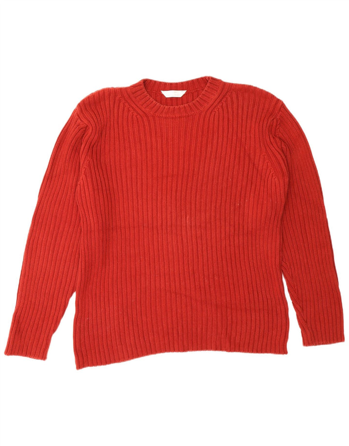 Marks & Spencer Pull à col rond St. Michael pour homme, grand rouge classique