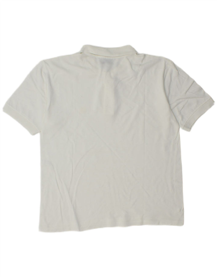 Polo Gymnasium Homme Blanc Moyen Coton