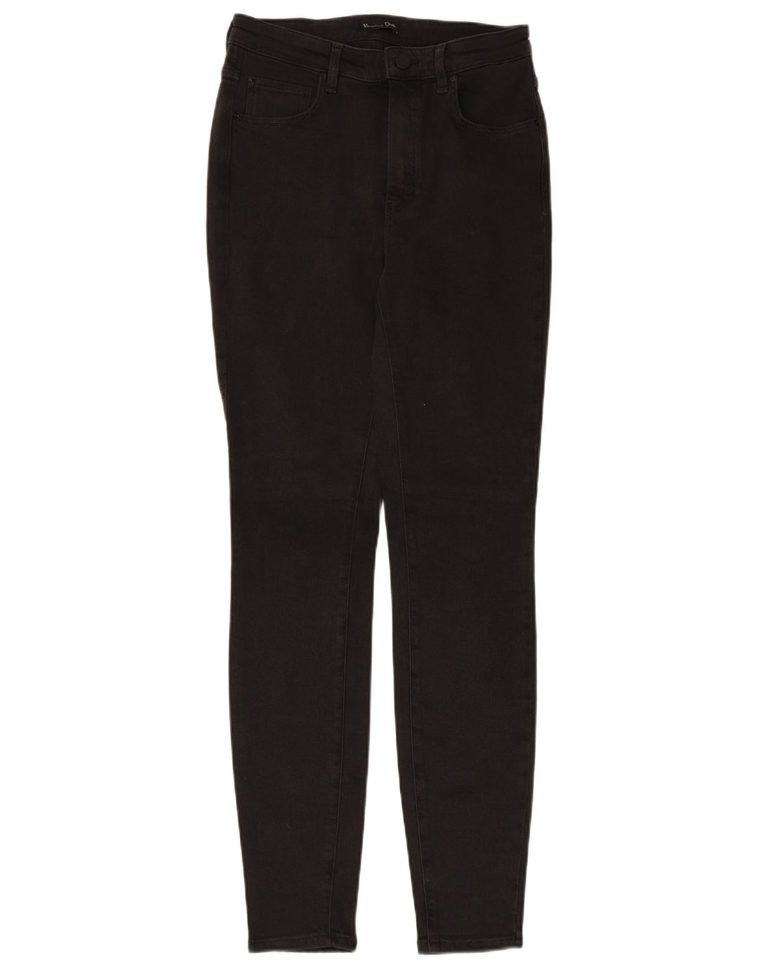 Massimo Dutti Jean skinny femme EU 38 Small W28 L30 Noir Polyester