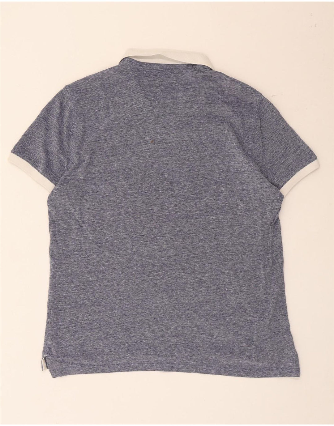 Massimo Dutti Polo Rugby Homme Grand Bleu Coton
