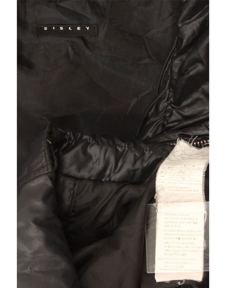 Sisley Femme Doudoune IT 44 Medium Noir Polyester