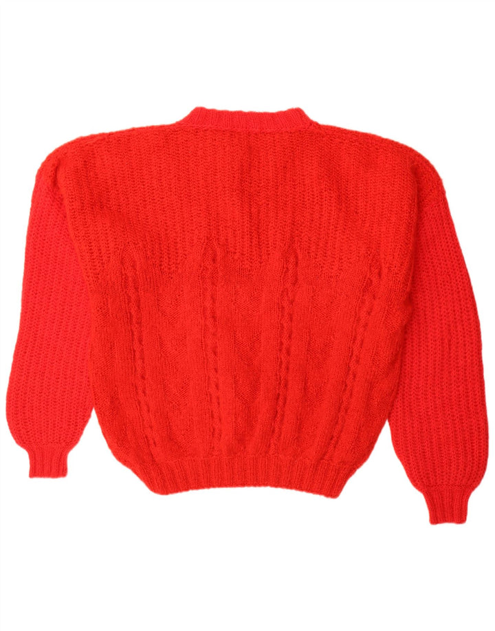 vintage Mens Turtle Neck Jumper Pull Grand Rouge