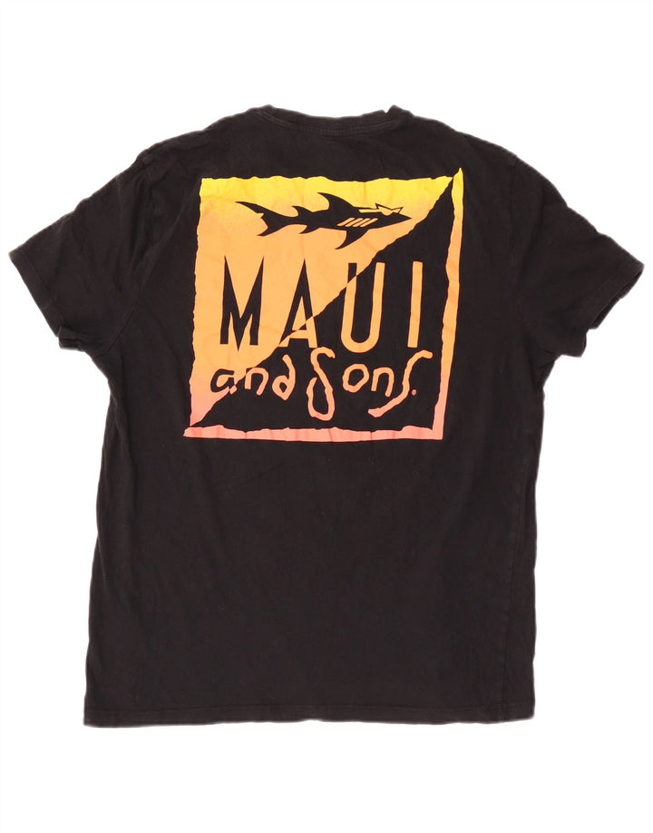 Maui and Sons T-shirt graphique pour hommes, grand, noir