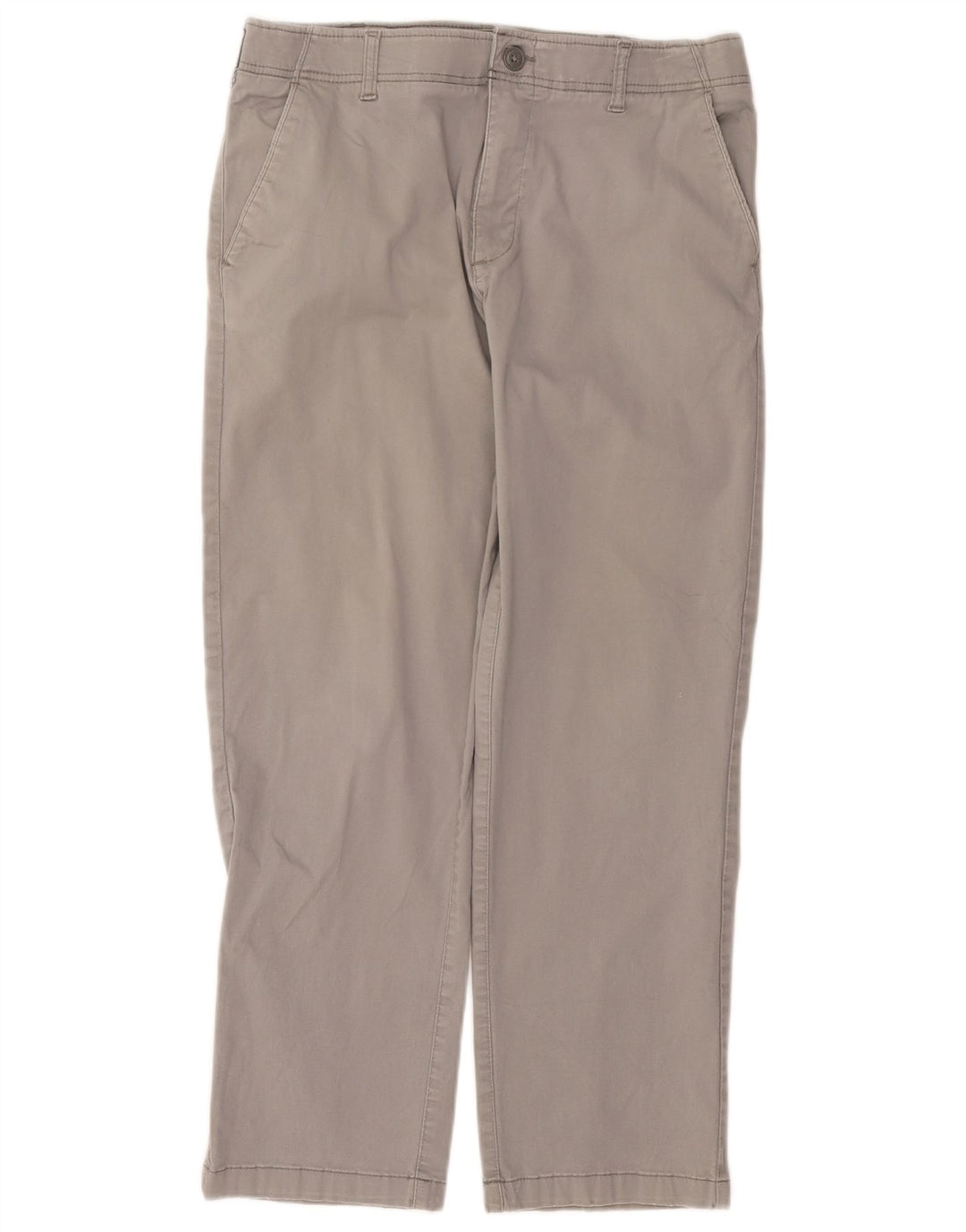 Lee Pantalon Chino Droit X-treme Comfort Homme W34 L30 Gris Coton