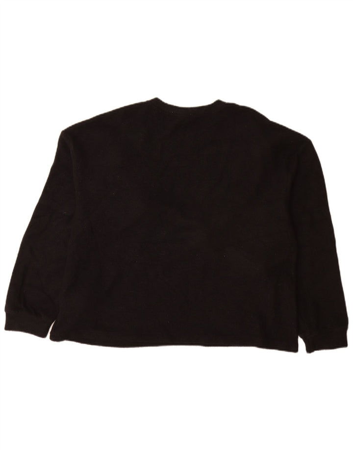Zara Sweat-shirt surdimensionné pour femme UK 10 Petit pois noir