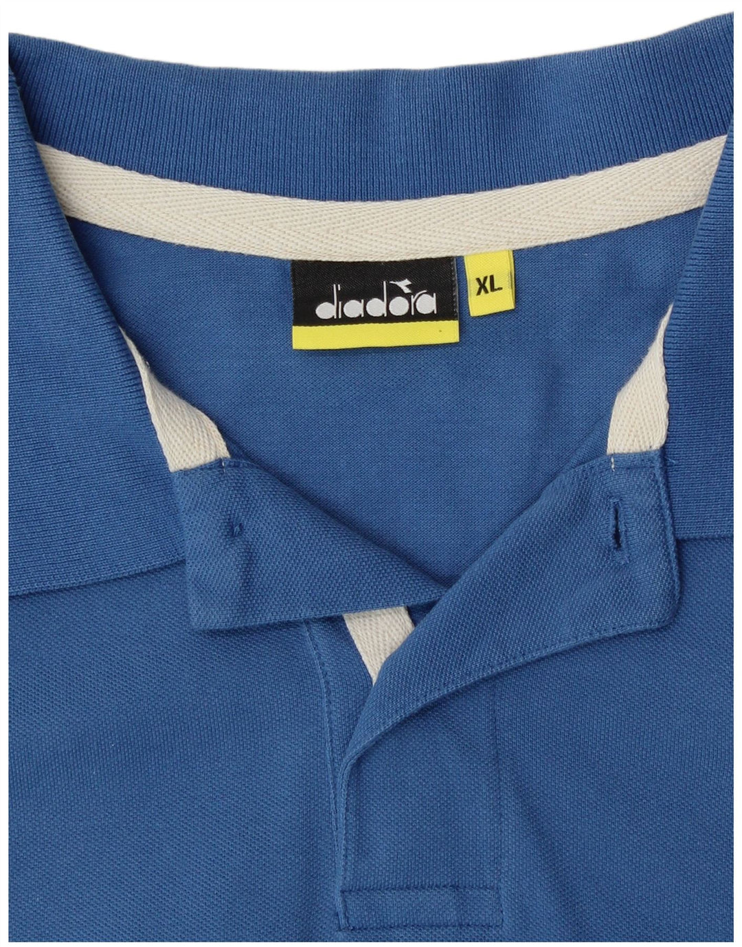 DIADORA Polo Homme XL Bleu Coton
