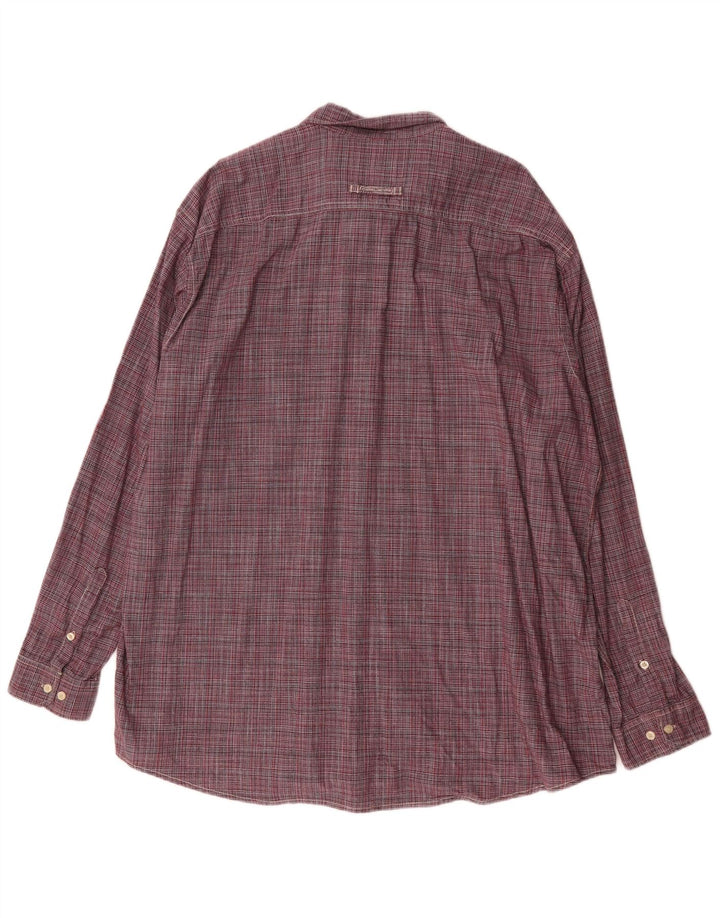 CAMEL ACTIVE Chemise coupe régulière pour hommes 2XL à fines rayures rouges